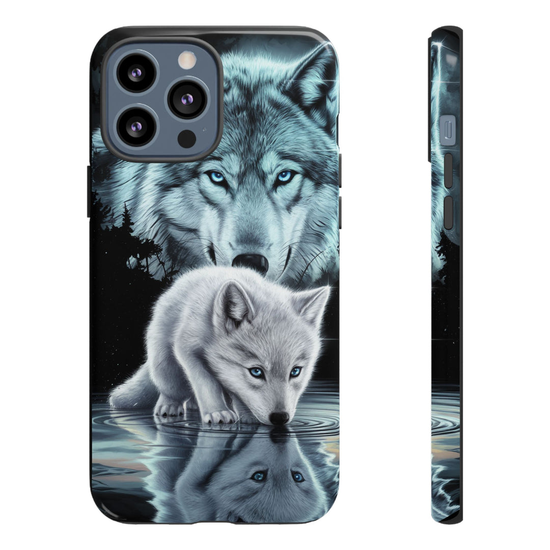 Wolf Tough Cases - Mystical Starry Night Dark Academia Phone Case Printify iPhone 13 Pro Max Glossy