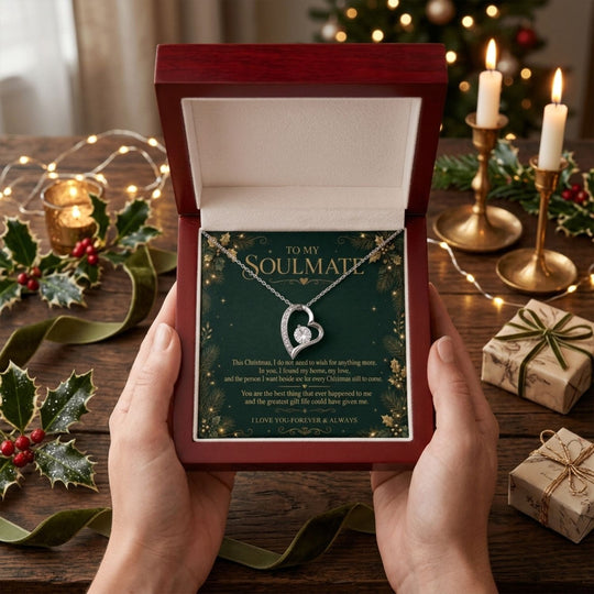 To My Soulmate – Christmas Forever Love Necklace