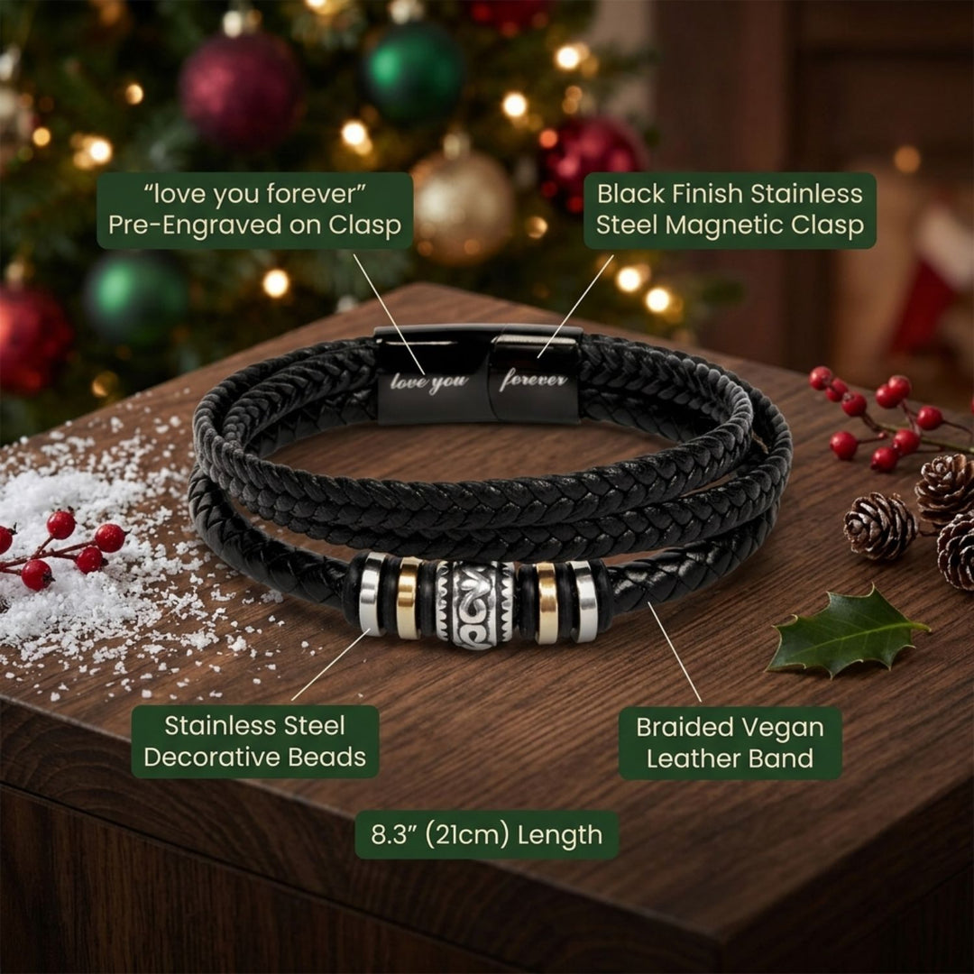 To My Husband – Christmas Love You Forever Bracelet