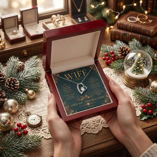To My Wife – Christmas Forever Love Necklace