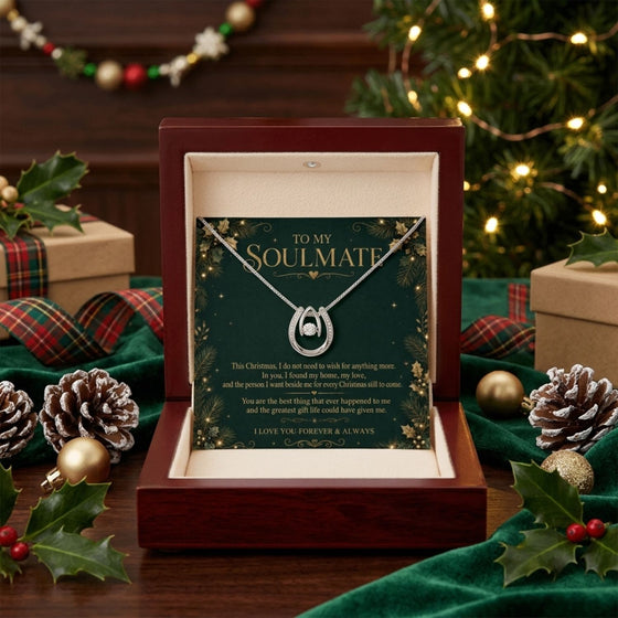 To My Soulmate – Christmas Alluring Beauty Dancing Stone Necklace