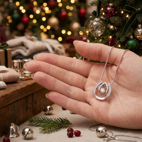 To My Wife – Christmas Alluring Beauty Dancing Stone Necklace