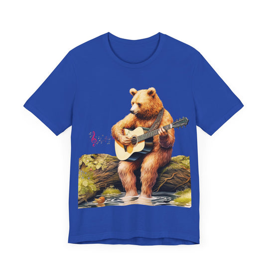 Nature-Inspired Bear T-Shirt T-Shirt Printify True Royal S