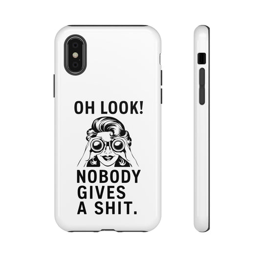 Phone Case - 'Oh Look Nobody Gives a Shit' Phone Case Printify