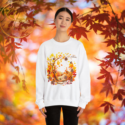 Hello Autumn Sweatshirt | Fall Design | Fall Seasonal Sweatshirt | Autumn Tree Sweatshirt   