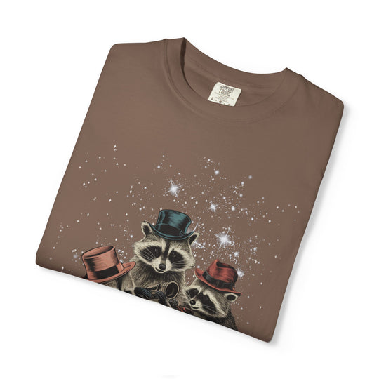 Raccoon Moon Unisex T-shirt T-Shirt Printify