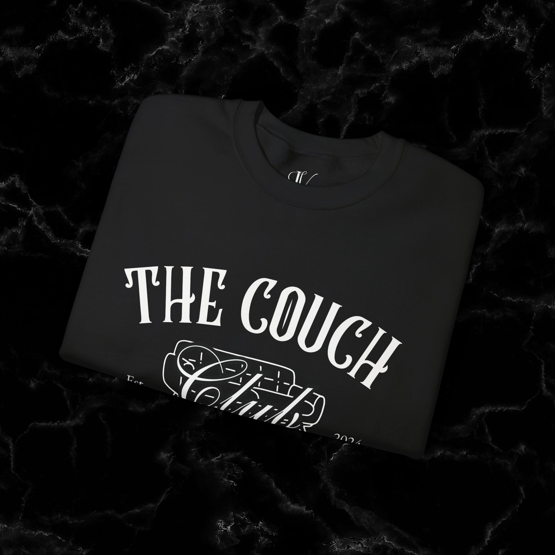 The Couch Club Crewneck Sweatshirt – Funny, Vintage, and Oversized: The Perfect Gift for Her and Your Best Friend Sweatshirt   