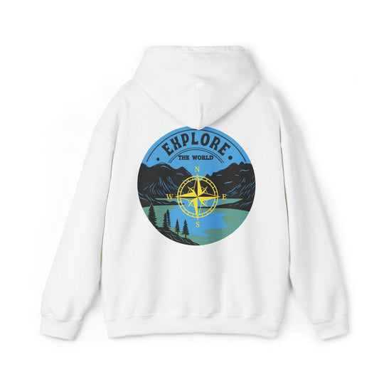 "Explore the World" Adventure Hoodie Hoodie Printify