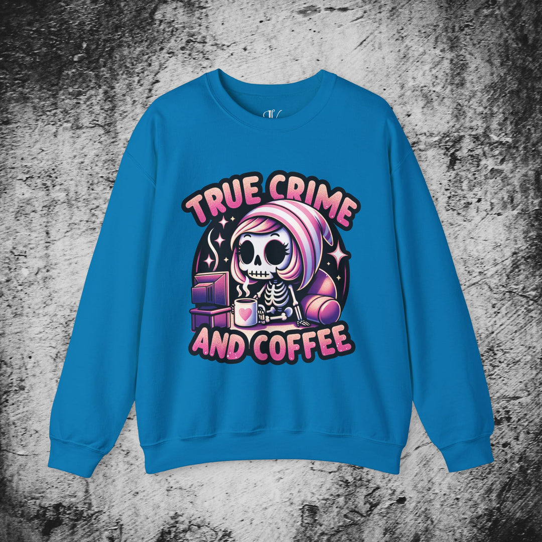 True Crime and Coffee: Skeleton Sweatshirt