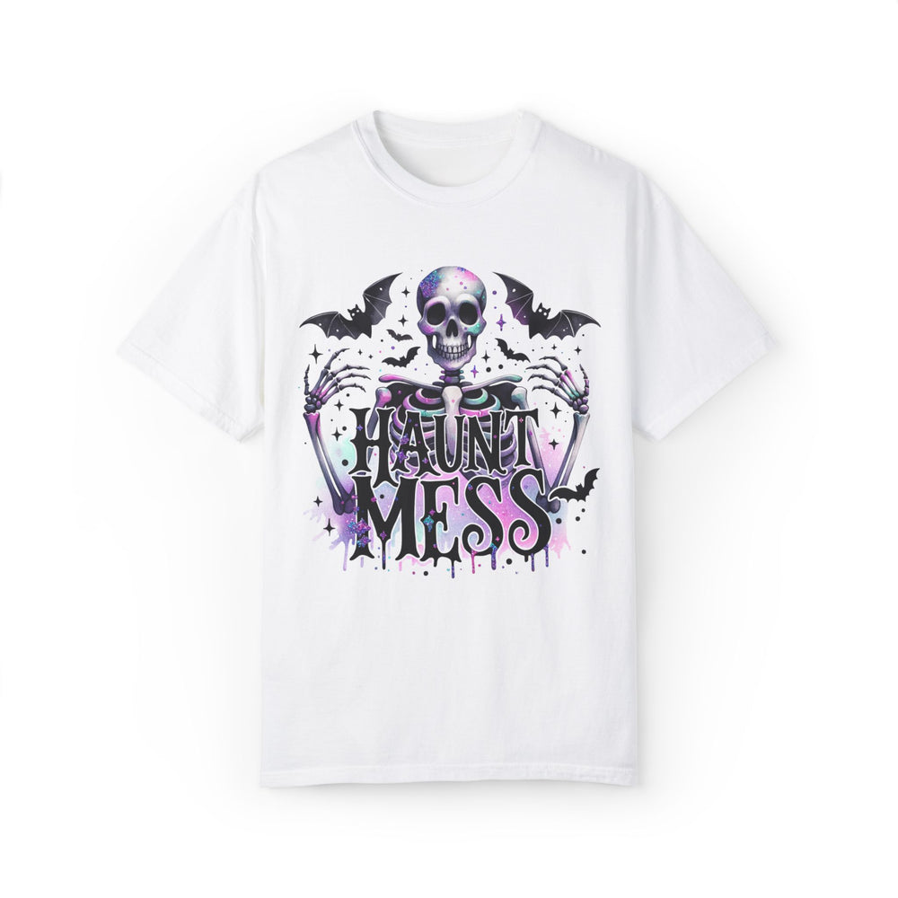 Haunt Mess: Snarky Skeleton Halloween T-Shirt