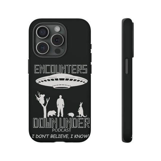 Encounters Down Under Podcast Tough Cases - Protect Your Tech Phone Case iPhone 15 Pro Matte 