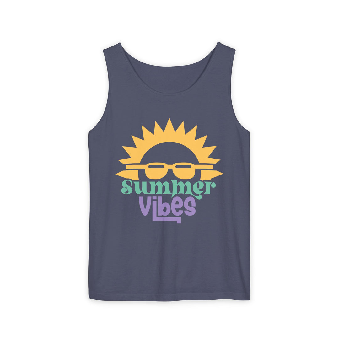 Summer Vibes Tank Top Tank Top Printify Denim S