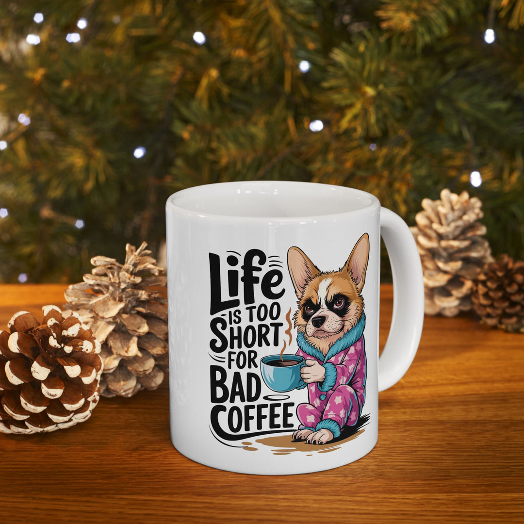 Cartoon Dog Ceramic Mug Mug Printify