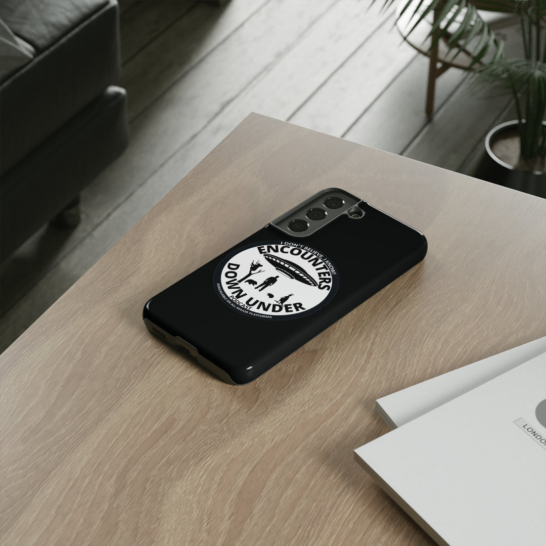 Encounters Down Under Podcast Tough Cases - Protect Your Tech with Podcast Swag Phone Case   