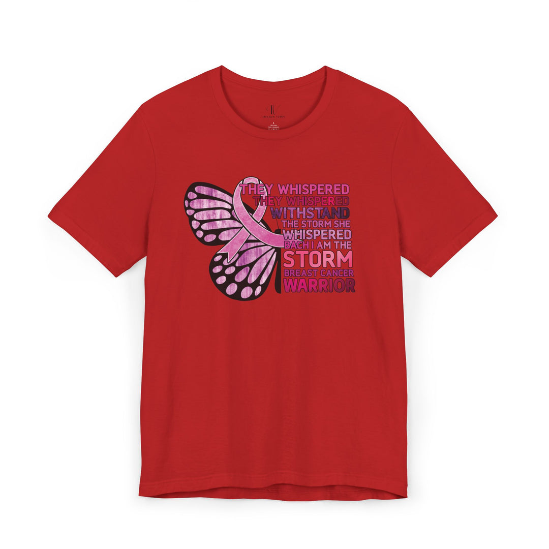 Breast Cancer Warrior T-Shirt - Empowering Message