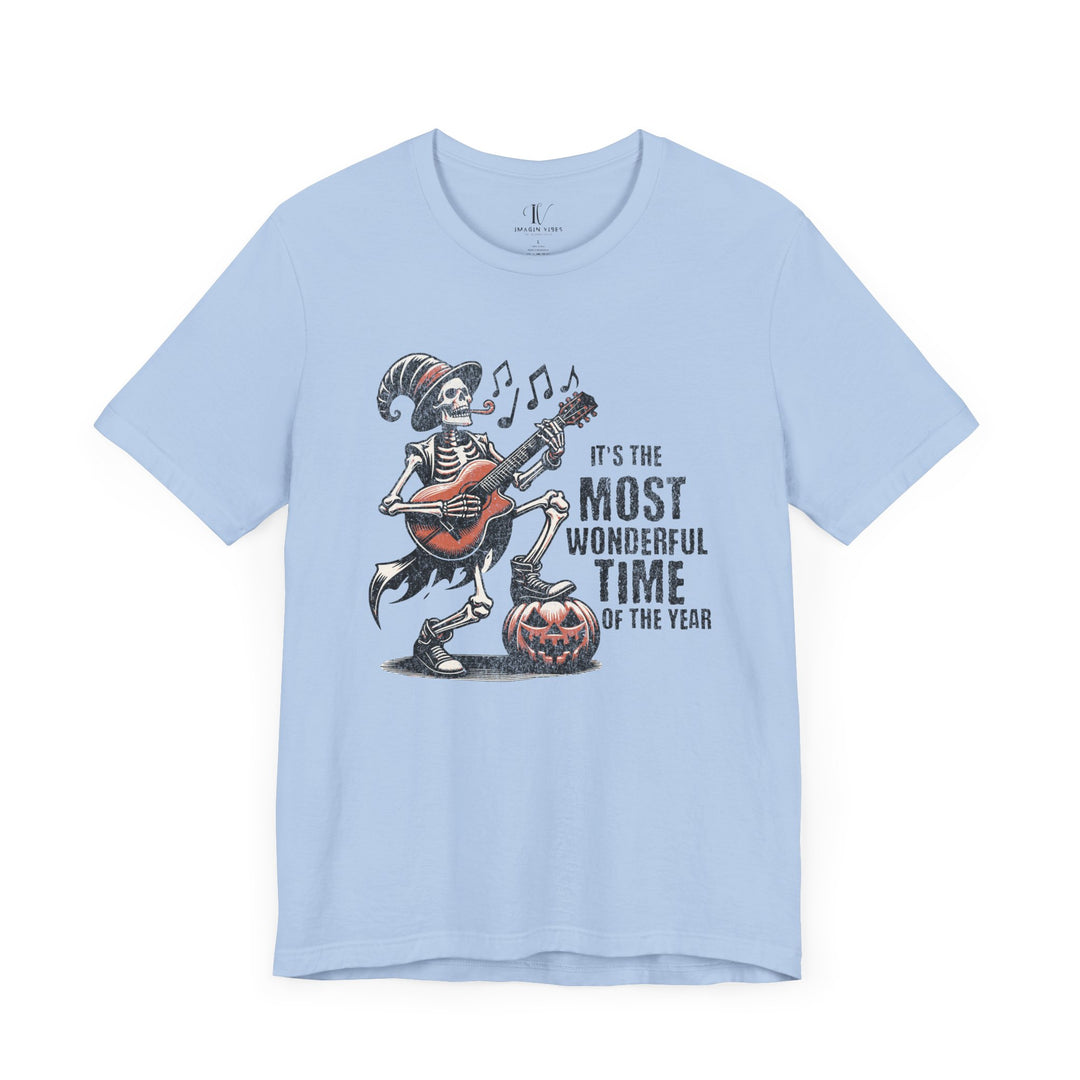 Halloween Skeleton Tee " Most wonderful time"