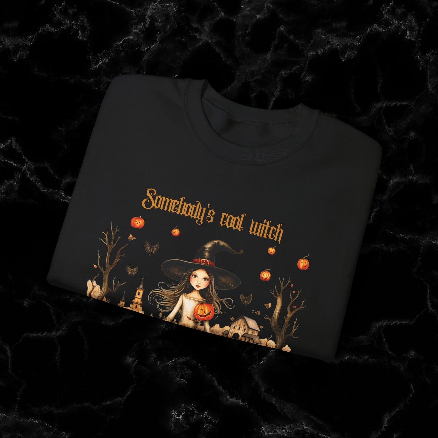 Somebody's Cool Witch Halloween Sweatshirt - Embrace the Witchy Vibes Sweatshirt   