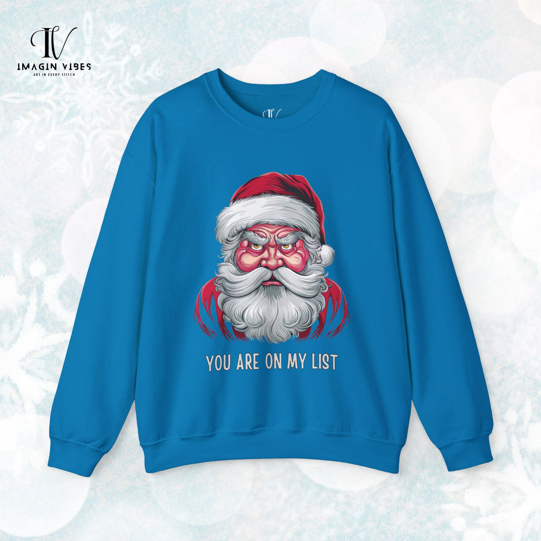 Angry Santa Christmas Sweatshirt