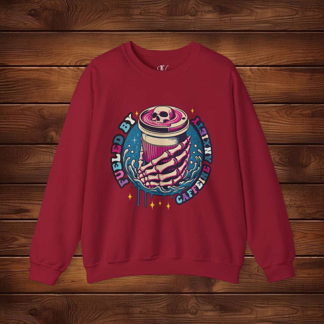 Fueled by Caffeine Anxiety Sweatshirt