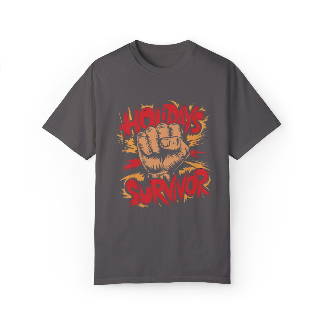 Survivor Unisex T-shirt - HOLIDAYS SURVIVOR T-Shirt Printify Graphite S