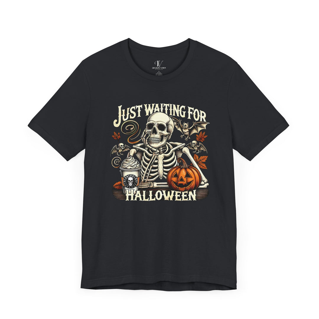 Skele-sip Tee - Just Waiting for Halloween