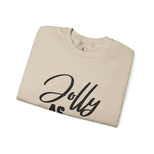 Crewneck Sweatshirt Holiday Jolly AF Christmas