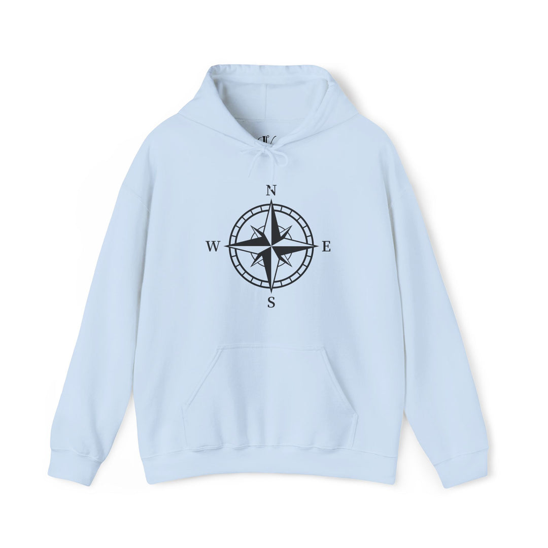 "Explore the World" Adventure Hoodie Hoodie Printify Light Blue S