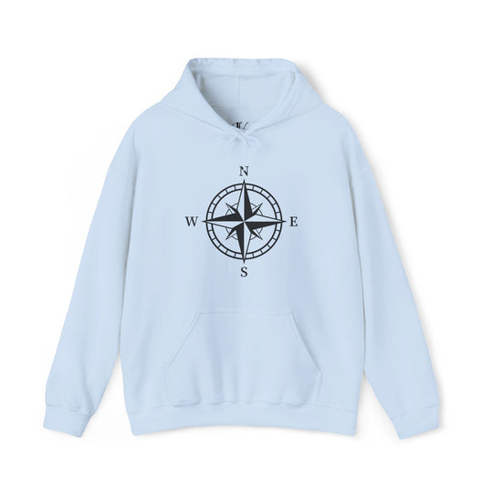 "Explore the World" Adventure Hoodie Hoodie Printify Light Blue S