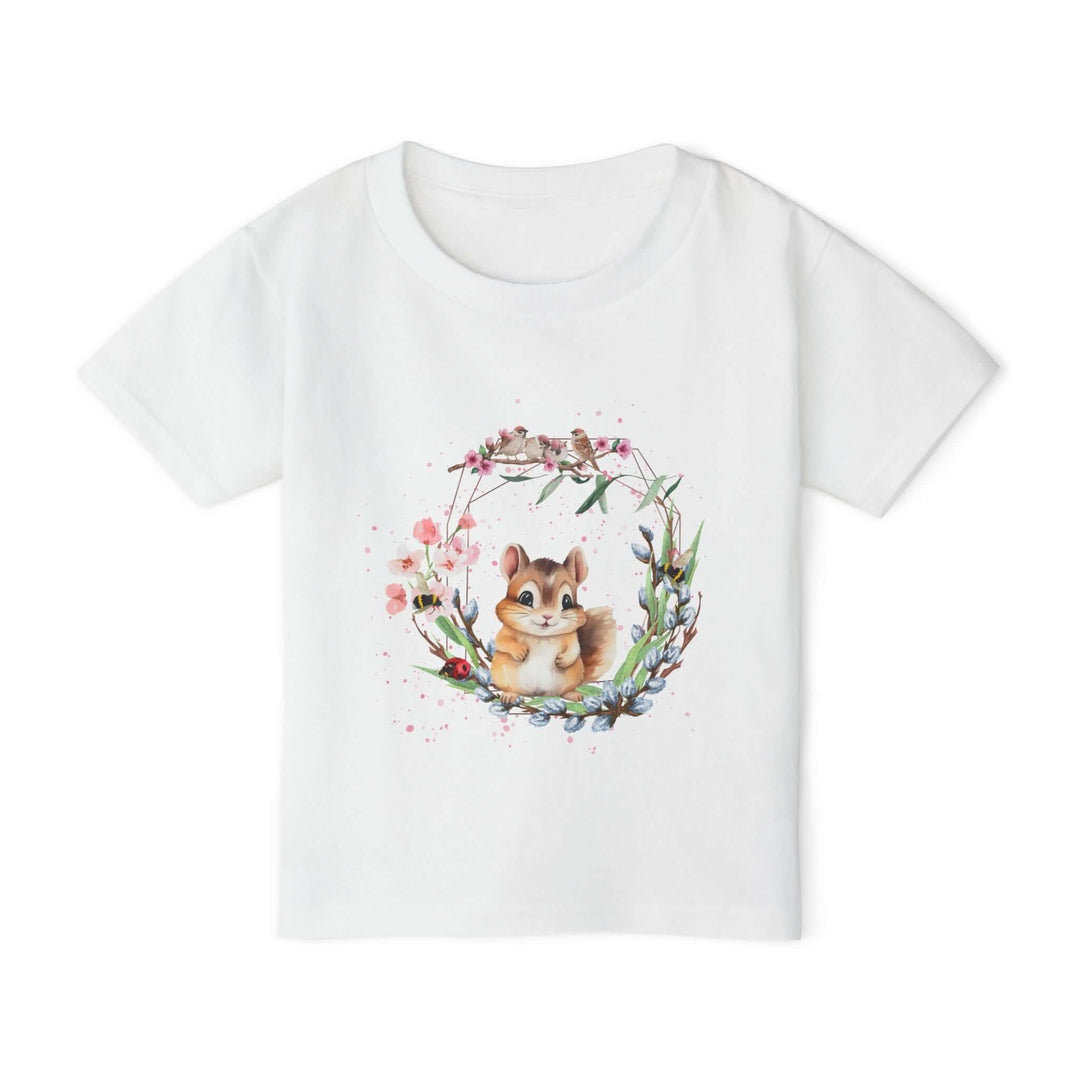 Squirrel Nature Toddler T-shirt Kids clothes Printify White 2T