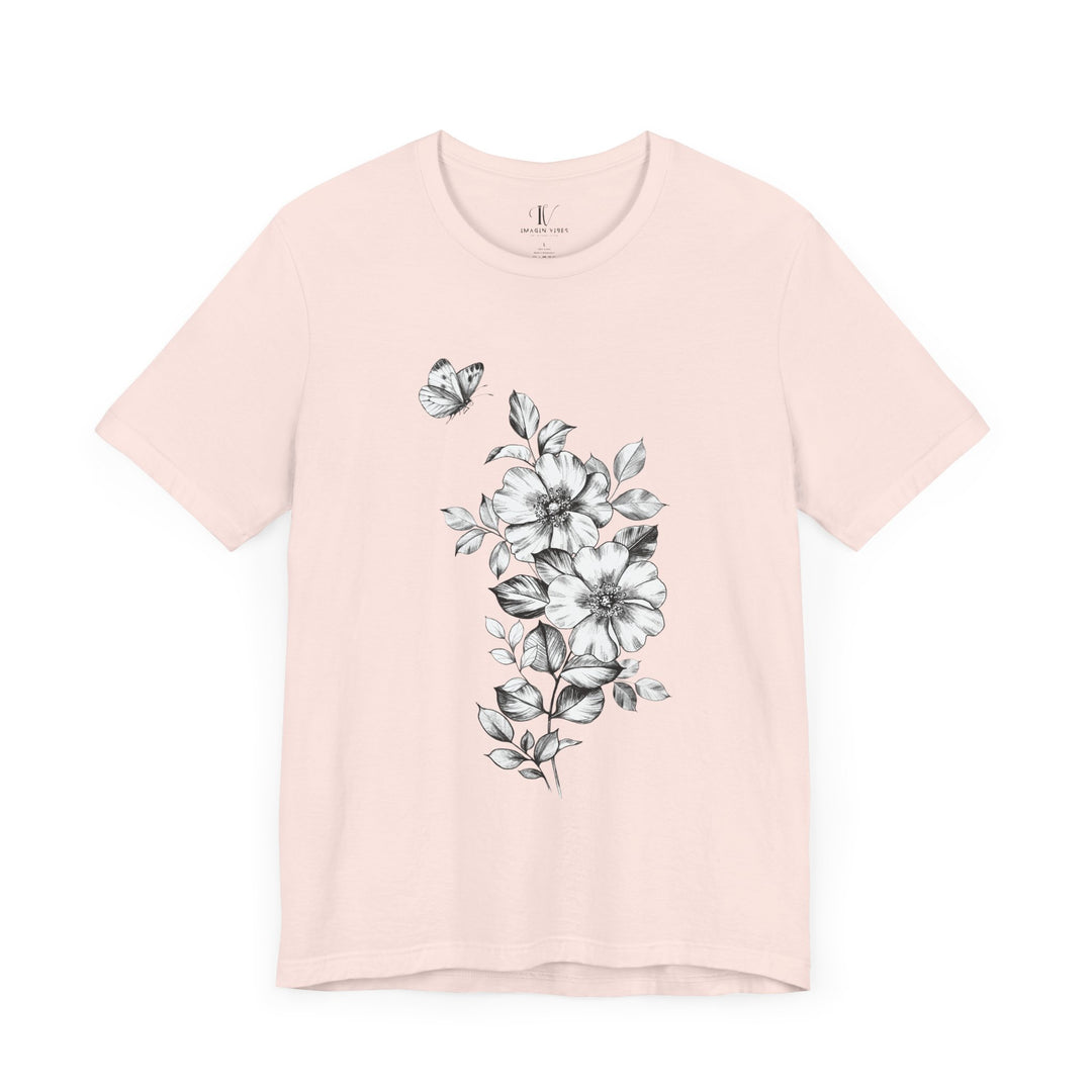 Rose and Butterfly Tee