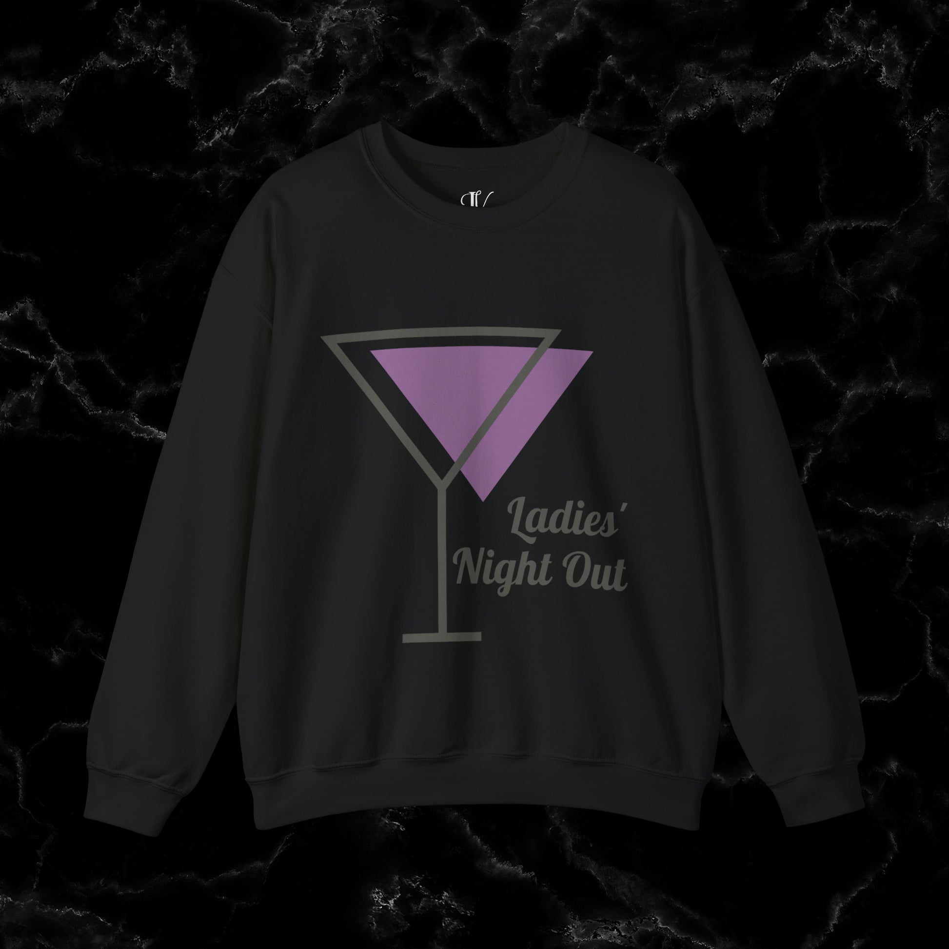 Ladies' Night Out - Dirty Martini Social Club Sweatshirt - Elevate Your Night Out with Style and Sass in this Chic and Comfortable Sweatshirt! Sweatshirt S Black 