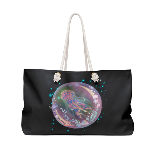 Weekender Beach Bag - Ethereal and Dreamy Jellyfish Bags Printify