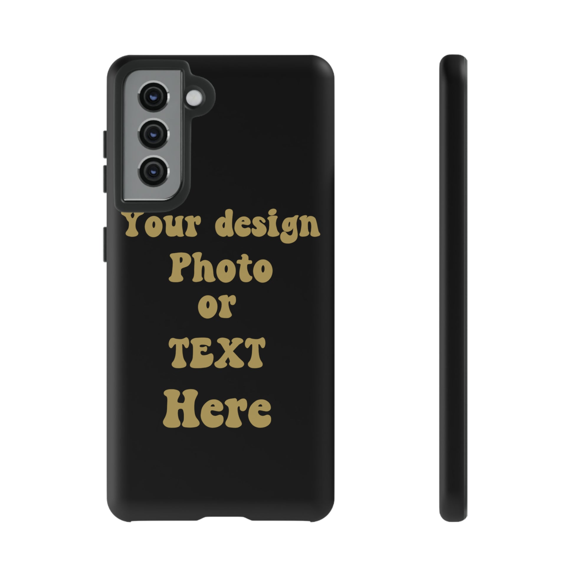 Custom Tough Cases - Personalised With Your Own Photo, Text And Imagination Phone Case Samsung Galaxy S21 Matte 
