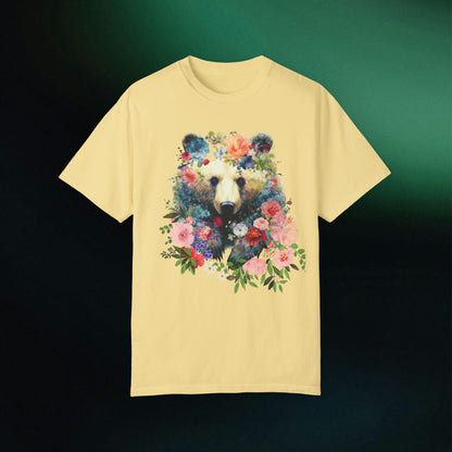Floral Bear Shirt | Bear Tee | Flower Bear Shirt - A Perfect Animal Lover Tee and Bear Lover Gift T-Shirt Butter S 