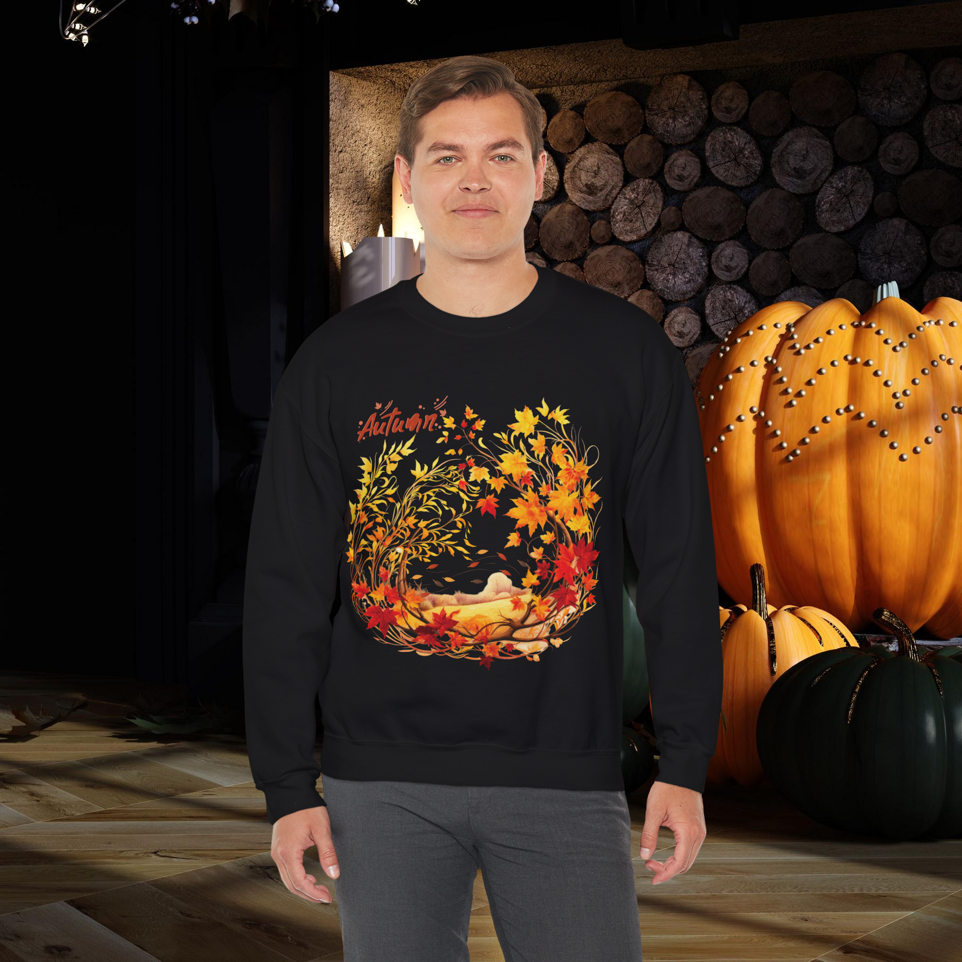 Autumn Sweatshirt | Fall Design | Fall Seasonal Sweatshirt | Autumn Lover Gift Sweatshirt   