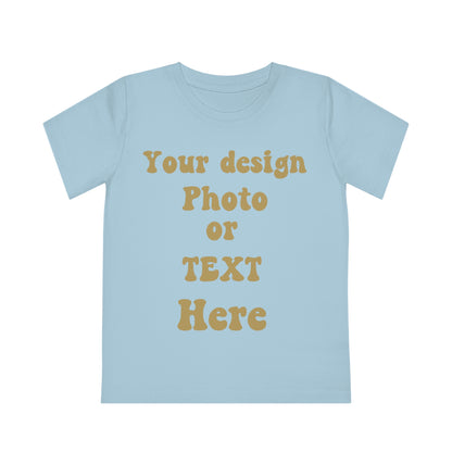 Kids' Personalized T-Shirt - Custom Children's Tee with Your Own Design Kids clothes Sky Blue 3/4 Years 