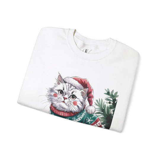 Cat Holiday Sweater Sweatshirt