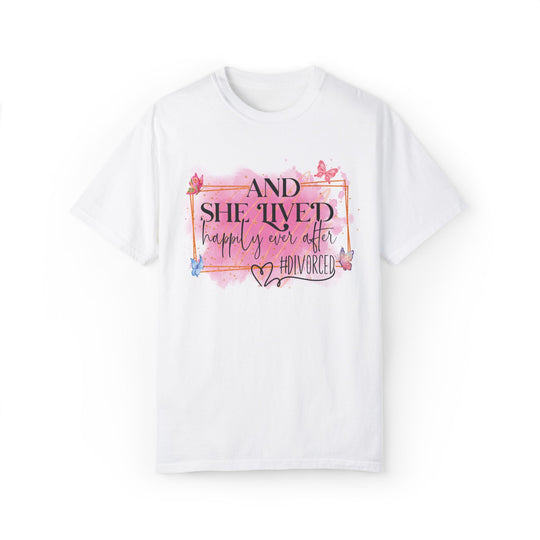 Empowering Divorcee T-shirt T-Shirt Printify White S