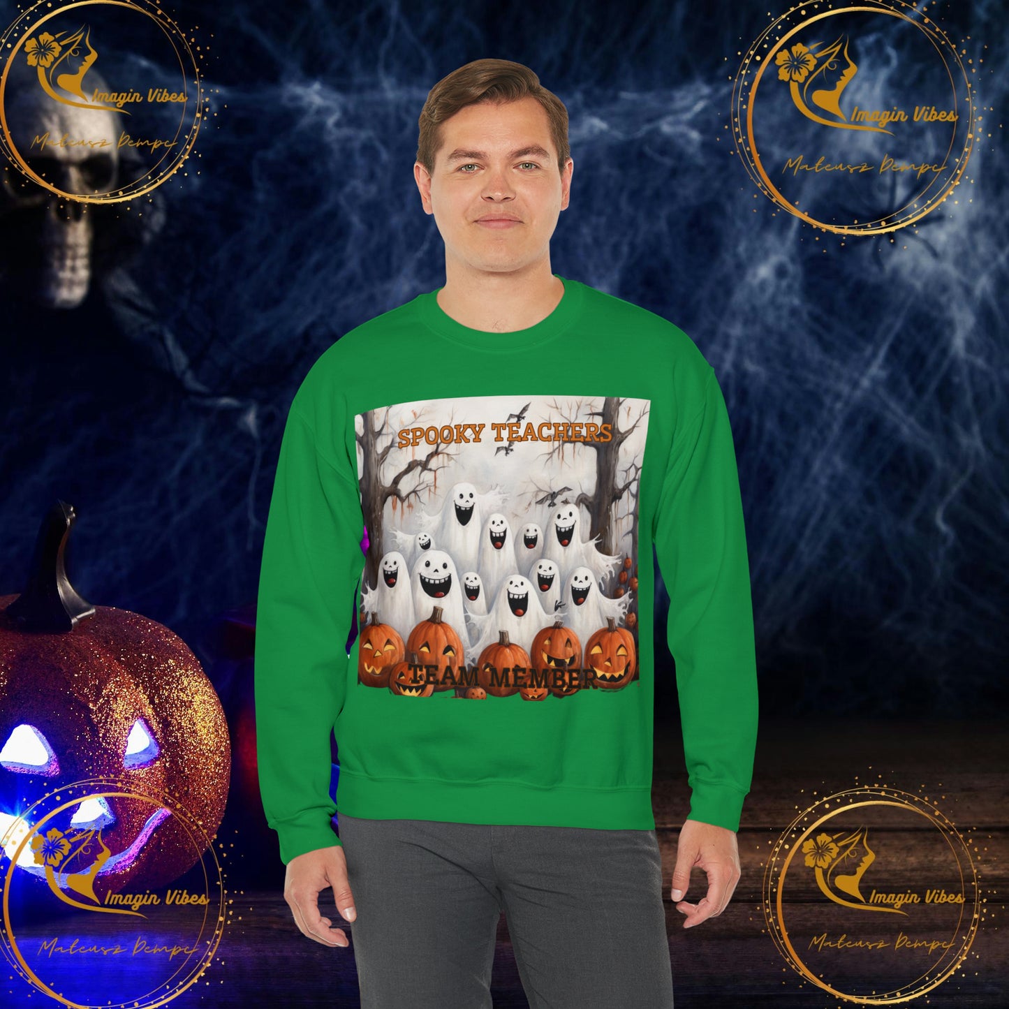 Spooky Teachers Sweatshirt | Feral Halloween | Halloween Fun | Halloween Spooky Sweatshirt Sweatshirt   