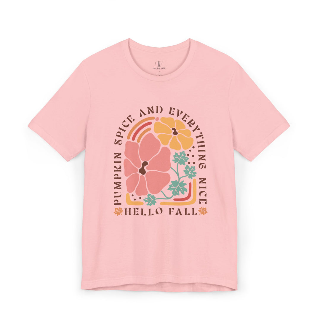 Pumpkin Spice & Everything Nice Boho T-Shirt