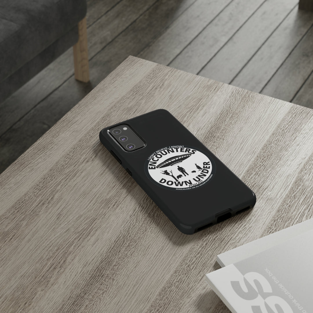 Encounters Down Under Podcast Tough Cases - Protect Your Tech with Podcast Swag Phone Case   