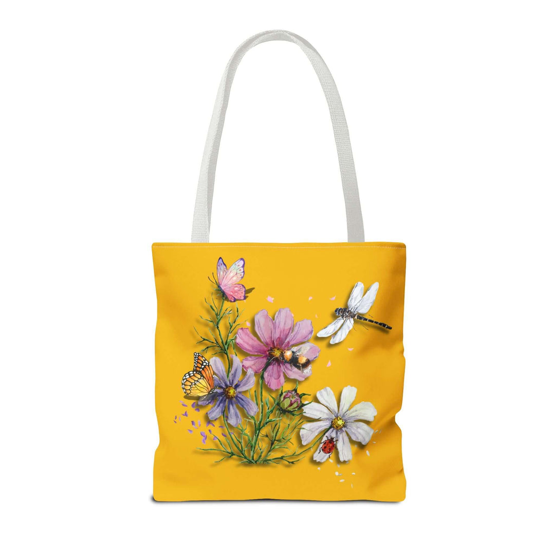 Dragonfly Nature-Inspired Watercolor Tote Bag Bags Printify