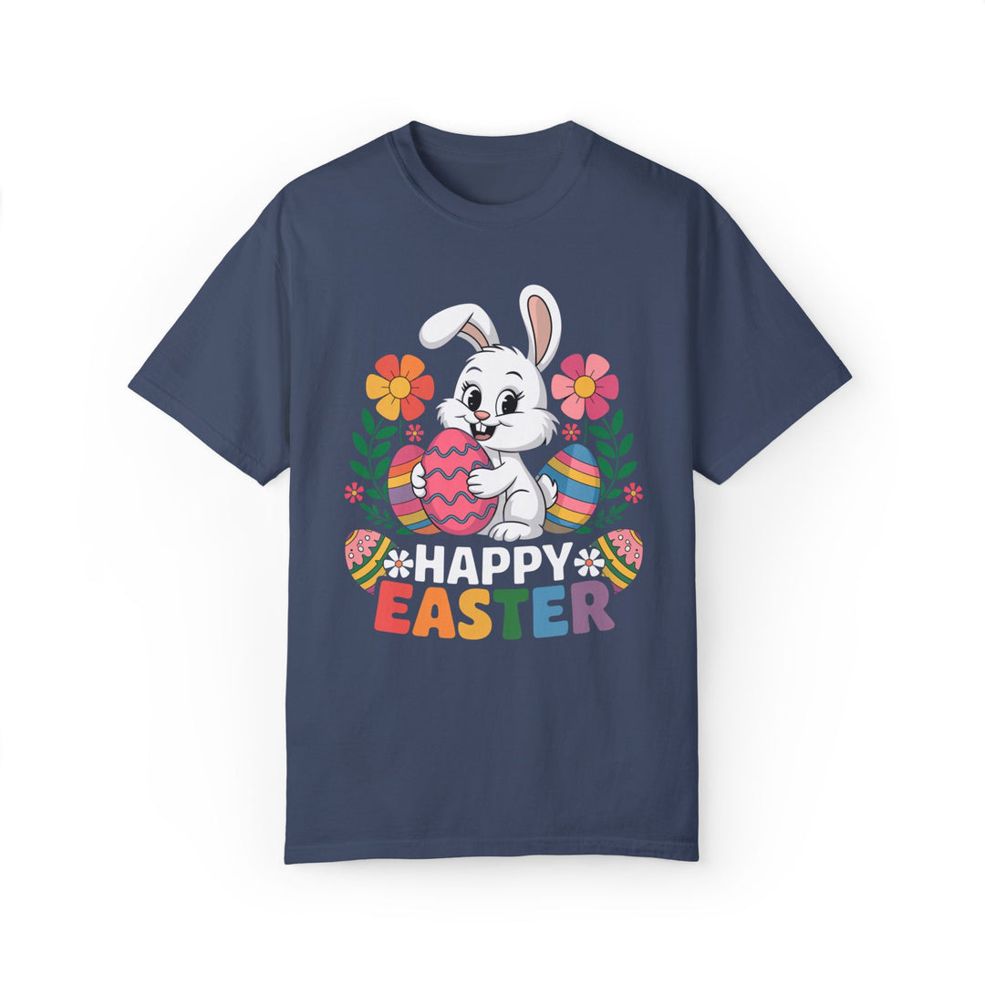 Easter Bunny T-shirt T-Shirt Printify Midnight S