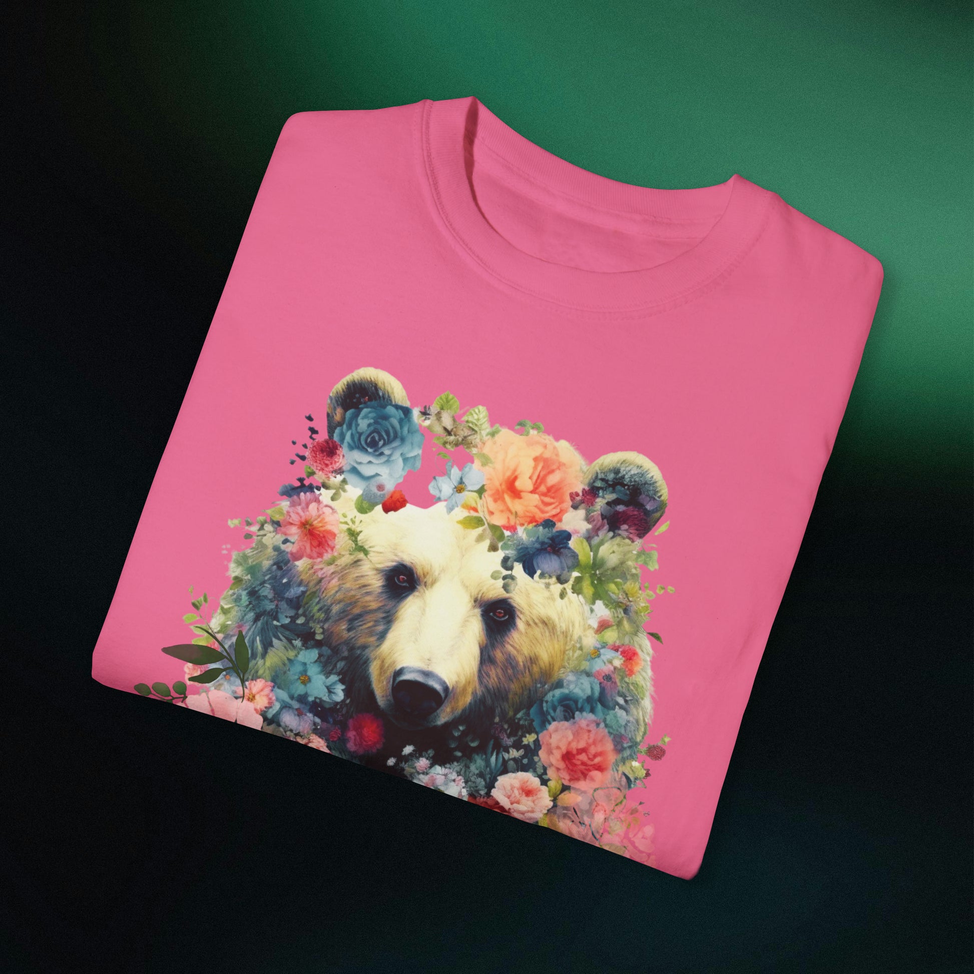 Floral Bear Shirt | Bear Tee | Flower Bear Shirt - A Perfect Animal Lover Tee and Bear Lover Gift T-Shirt   