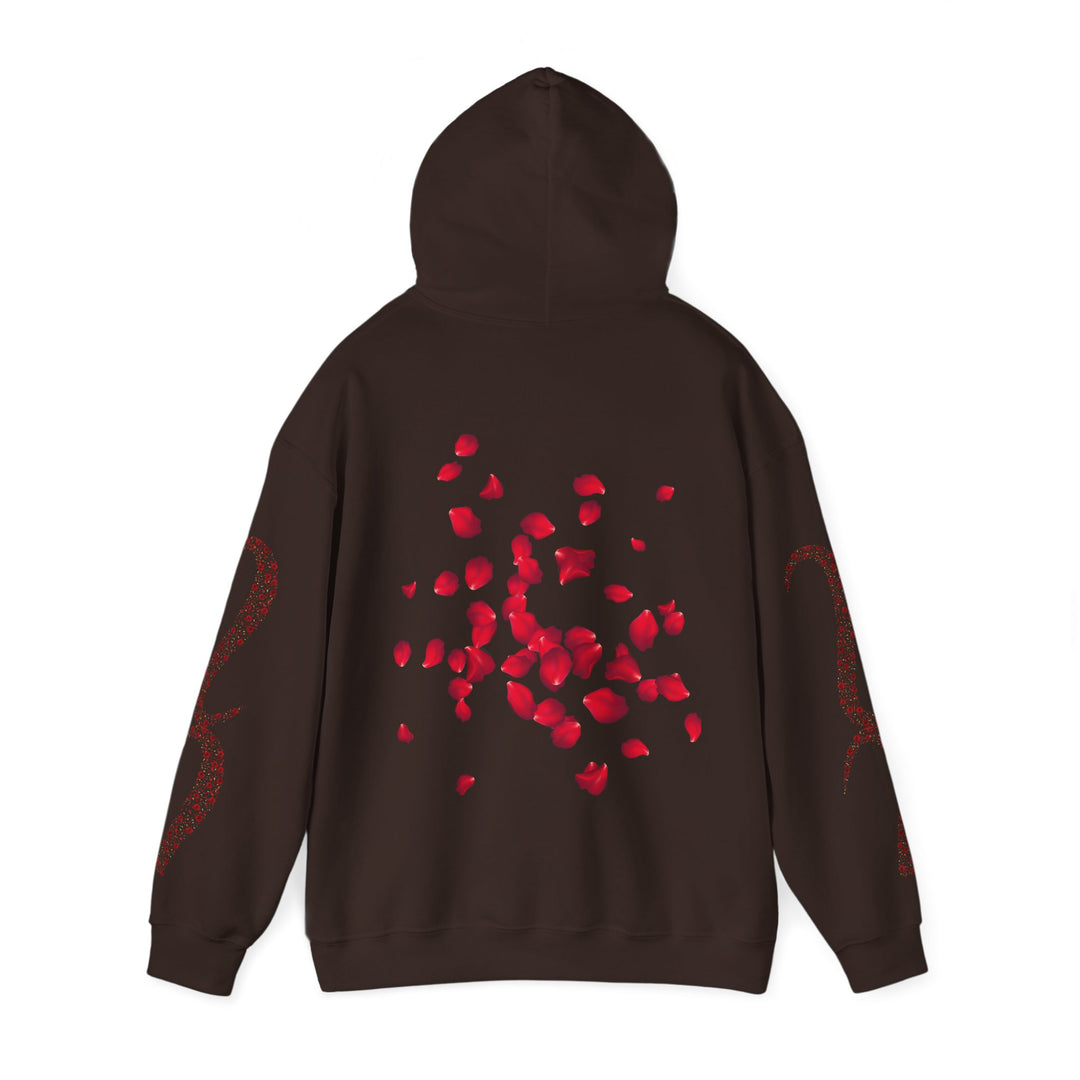 Romantic Rose Hoodie Hoodie Printify