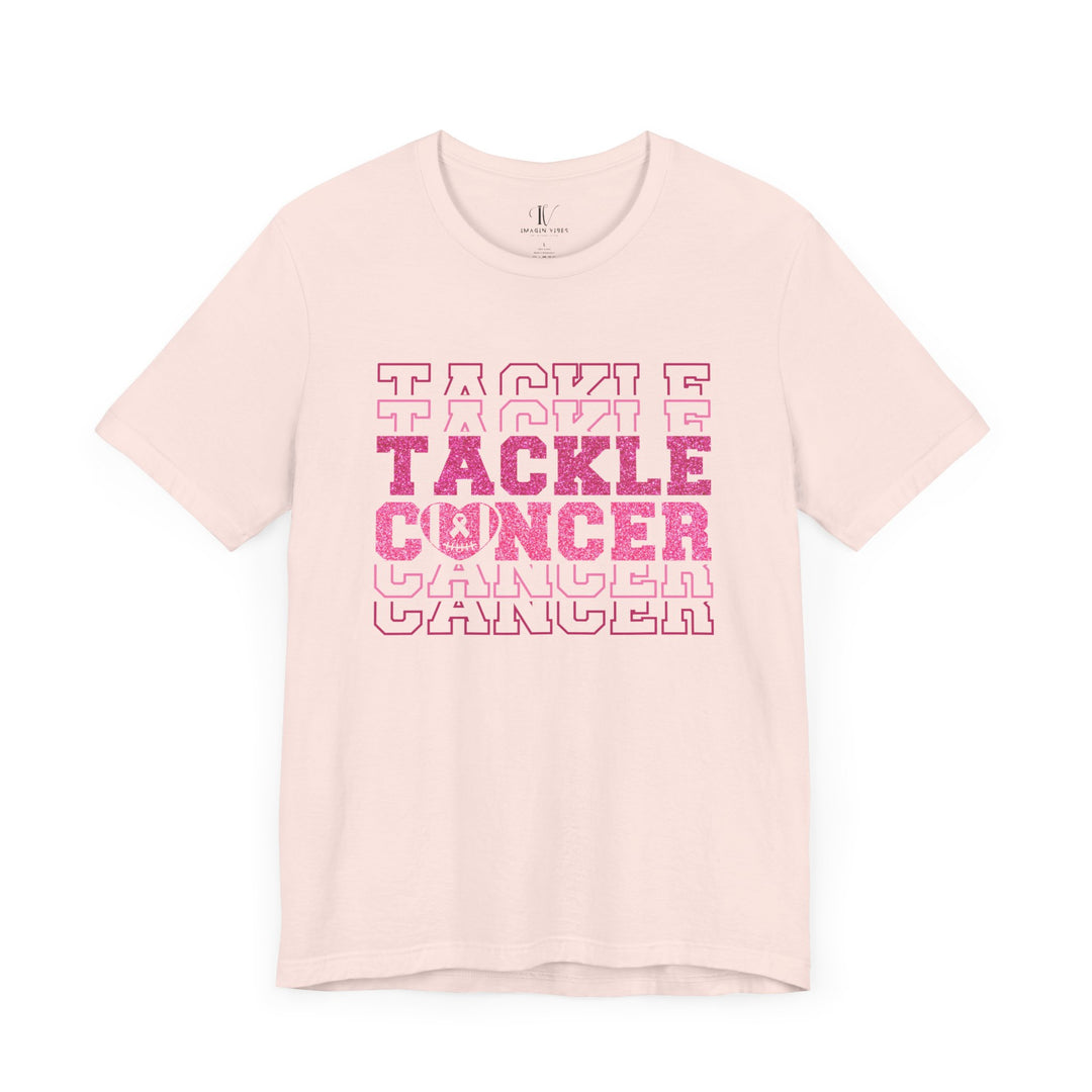 Tackle Breast Cancer Retro T-Shirt