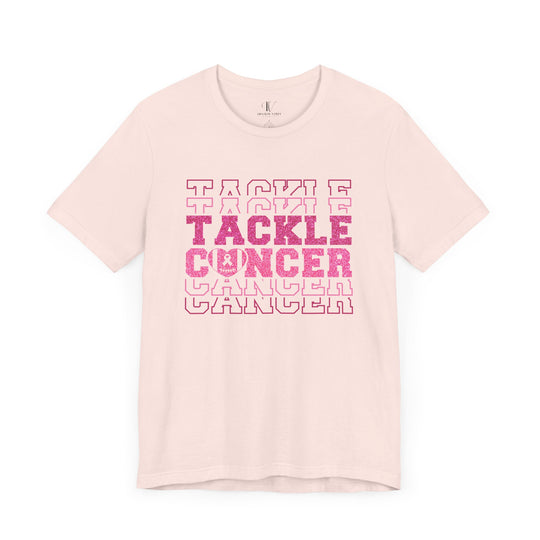 Tackle Breast Cancer Retro T-Shirt