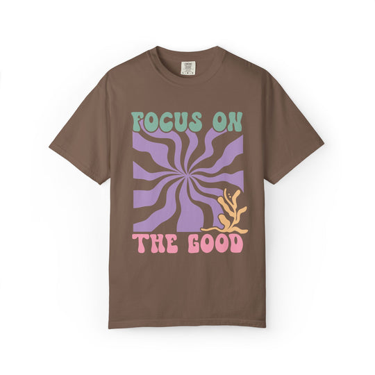 Focus on the Good: Inspirational Boho Tee T-Shirt Printify Espresso S