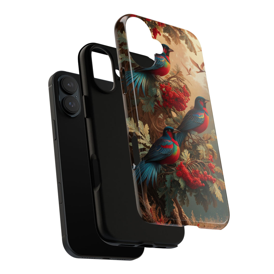 Phone Cases Vintage Nature-Inspired Elegant Birds Phone Case Printify