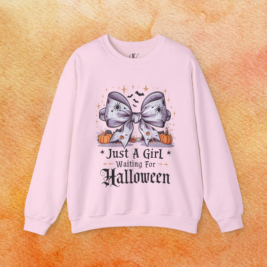 Just A Girl Waiting For Halloween Sweatshirt